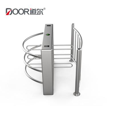 China Access Control Stainless Steel Turnstile Gate Security Half Height Pedestrian Turnstile for sale