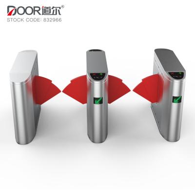 China Fast Speed Gate Lane Flap Barrier Gate For Airport Access Control Swing Gate Turnstile for sale