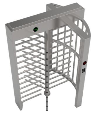China 304 Stainless Steel Full-Height Turnstile DC Brushless Motor Sigle Security Door For Security for sale