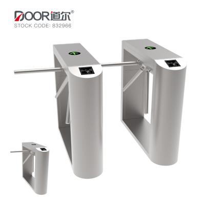 China Access Control Semi Automatic Outdoor Tripod Turnstile With People Counting System for sale