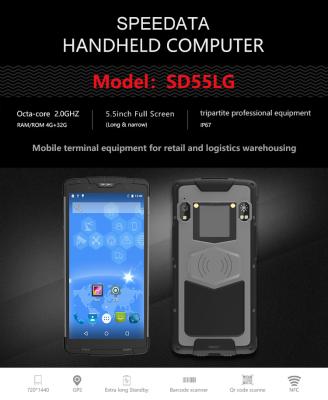 China Dispositivos Handheld de PDA do leitor de cartão dos leitores de Android RFID que carregam o varredor do código de barras à venda