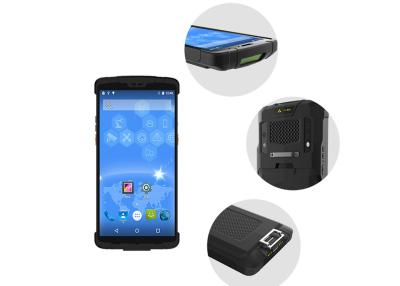 中国 4G産業PDAの人間の特徴をもつ手持ち型のバーコードの走査器1D/2D NFCの読者サポートPSAM 販売のため