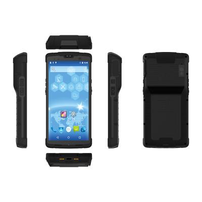 China Android 8.1 OS Quad-Core 2.0GH 2G RAM 16G ROM PDA Smart Card Handheld UHF RFID Reader Handheld Android Barcode Scanner for sale