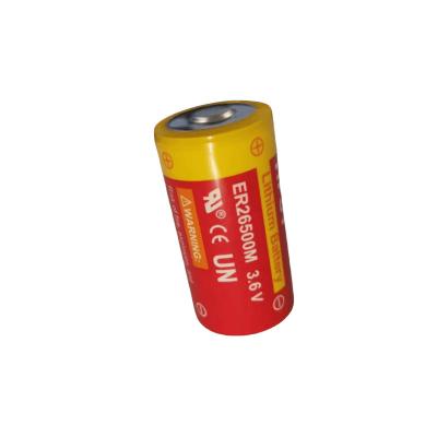 China High Energy 3.6v Lithium Battery 1/2aa Er26500m Aa Size Er26500m 3.6v Lithium Battery 2600mah for sale