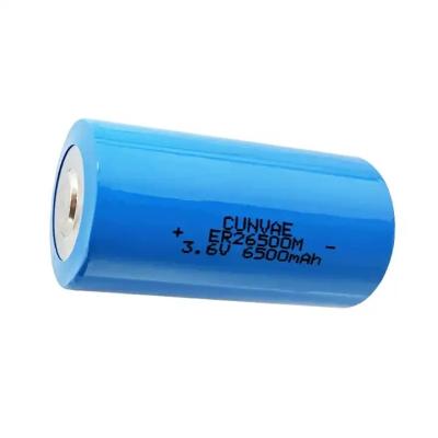 China Er26500m  Rechargeable C Size Li-Socl2 Battery 8500mAh 3.6 V ER26500 Lithium Metal Battery for sale