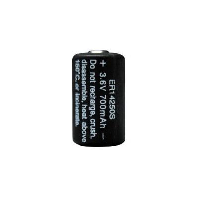 China ER14250S 1/2AA Li-socl2 Battery 600mAh for Water Meter Advanced Lithium Technology for sale