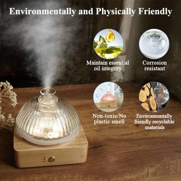 Quality Solid Wood Glass Aroma Diffuser▕ DN-839 for sale
