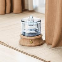 Quality Wooden Diffusers 80ml Glass Air Humidifier Aroma Diffuser for sale