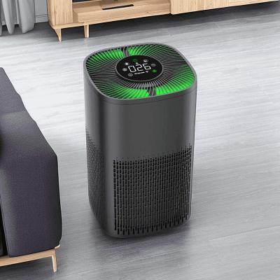 China WiFi Desktop HEPA Air Purifier with LED Tricolor Light for sale