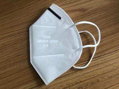 China White High BFE Disposable Ffp2 Mask , FFP Face Mask Non  Woven Fabric for sale