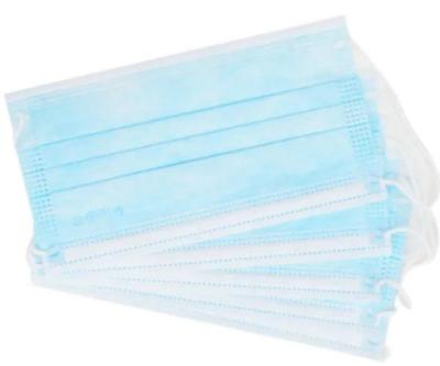 China Anti Virus  Blue 3 Ply Non Woven Face Mask  Protective Eco - Friendly Pp for sale