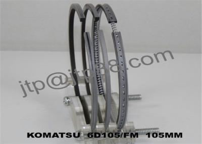 China Stainless Steel Piston Rings 6D125 / Small Piston Rings 6137-31-2040 for sale