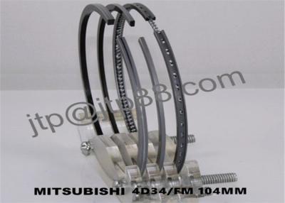 China Mitsubishi 4D34 Piston Ring Kits 104mm DIA For Mitsubishi OEM ME - 997237 for sale