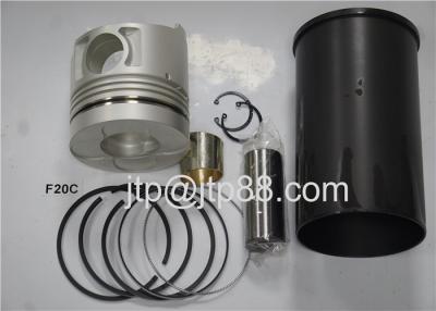 China HINO ENGINE F20C Cylinder Liner Kit / Steel Cylinder Sleeve Overhaul Kit With Combustion Chamber 70mm / 72mm / 76mm for sale