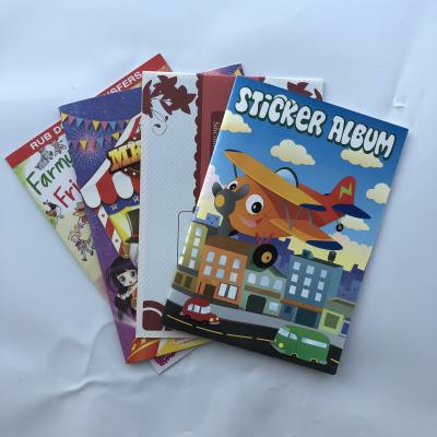 China Offset Text Book Printing Services Paperboard Sticker Book Printing For Children for sale