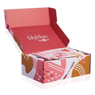 China Personalized Full Color Printed Boxes CMYK PMS Shipping Mailers Boxes for sale