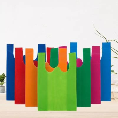 China Reusable Die Cut Non Woven Bags Eco Friendly Customized Color for sale