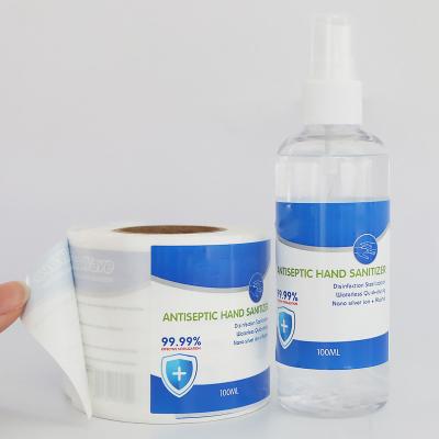 China Etiquetas adesivas personalizadas à prova d'água brilhantes para embalagens cosméticas cortadas em molde à venda
