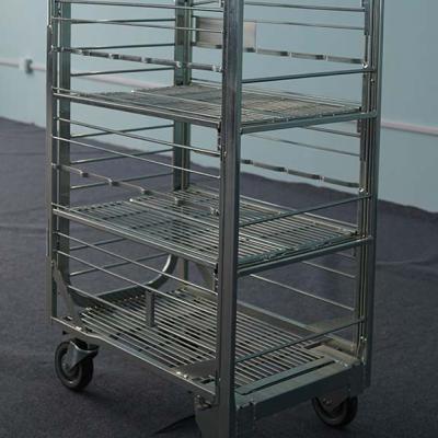 China Milk Logistics Trolley L*W*H 670*431*1245 Size ISO9001 Certificate for sale