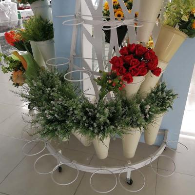 China Mobile Flower Display Rack L*W*H 900*900*1500 size 800set/40HQ Loading Quantity for sale