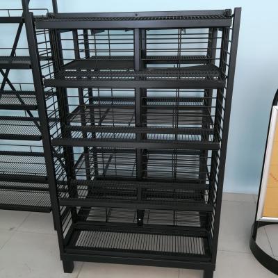 China Shop Display Racks Commercial Supermarket Equipment Metal Material For Drinks for sale