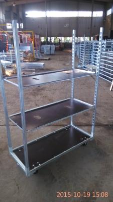 China Plywood Hot Dip Galvanized Q235 Dutch Trolley Shelves for sale