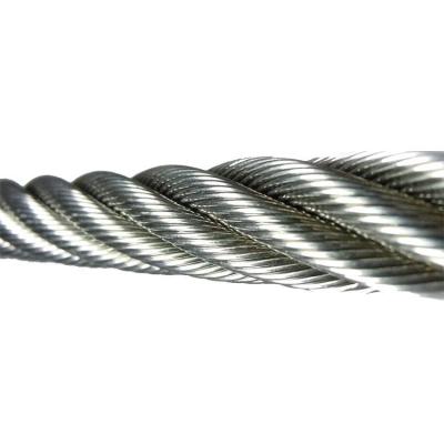 China Certified Drawworks Parts Wire Rope / Steel Galvanized Wire Rope 6×19S-IWRC for sale