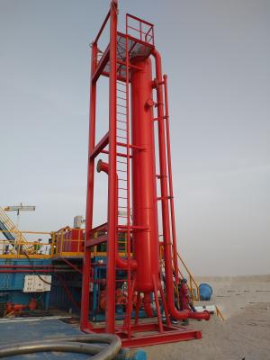 China API Solid Control System Mud Gas Separator For Drilling Liquid / Fluid And Gas for sale