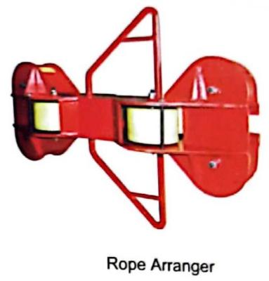 China Red Rope Arranger Drilling Rig Spare Parts Drawwork Rope Guider for sale