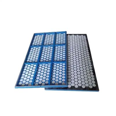 China Frame Flat Swaco Mongoose Vibrating Hexagonal Shale Shaker Screens for sale