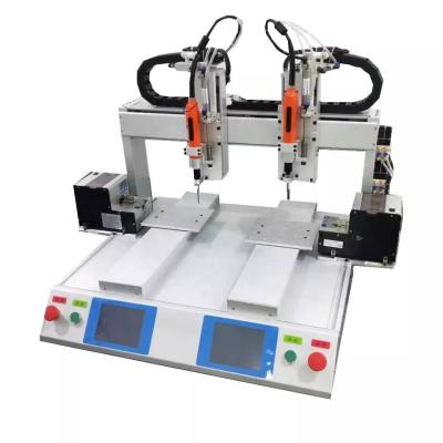 China YS-L542 Double working table screwdriver robot with two screw feeders for sale