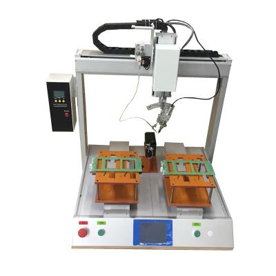China YS-HX542 Two Working Platform PCB Soldering Machine For PCB Cable Connection Soldering for sale