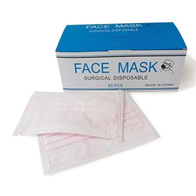 China EN149:2001 50pcs Disposable Non Woven Face Mask for sale