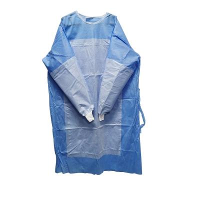 China Knitted Cuff Comfortable 30 Gsm Disposable Visitor Coats for sale