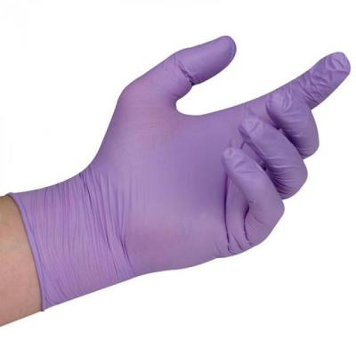 China Nitrile  Latex Middle Disposable Exam Gloves for sale
