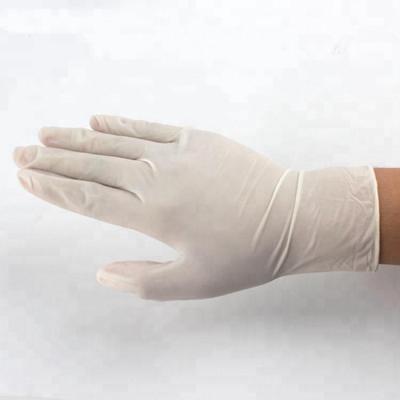China White Powder Free XL Medical Exam Latex Gloves for sale