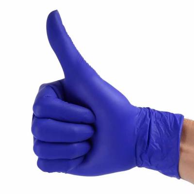 China Soft 0.06mm Disposable Latex Examination Gloves Chemical Resistance for sale