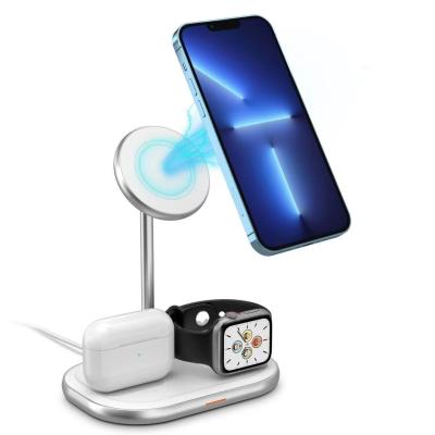 China 10watt Magnetic Qi Wireless Charger Stand Horizontally Or Vertically W31 for sale
