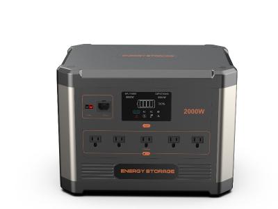 China 1500w Peak 3000w Outdoor Portable Power Station Cycle Life >2000 1536Wh Emergency for sale