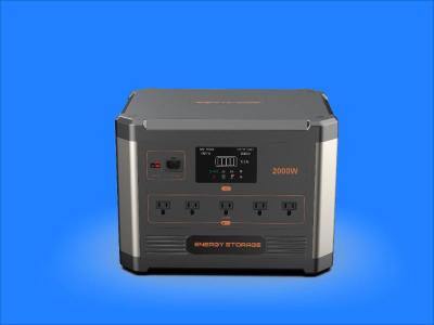 China High Safety LiFePO4 Battery Station 2000W Portable Power Station AZ2000 for sale