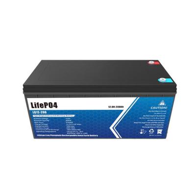 Κίνα 12v200ah Safe and Efficient Lifepo4 Rechargeable Battery Pack with Over-discharge Protection Long Cycle Life προς πώληση