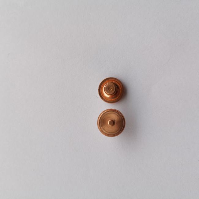 Copper battery positive and negative