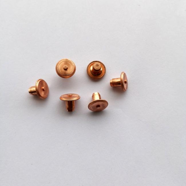 Copper battery positive and negative