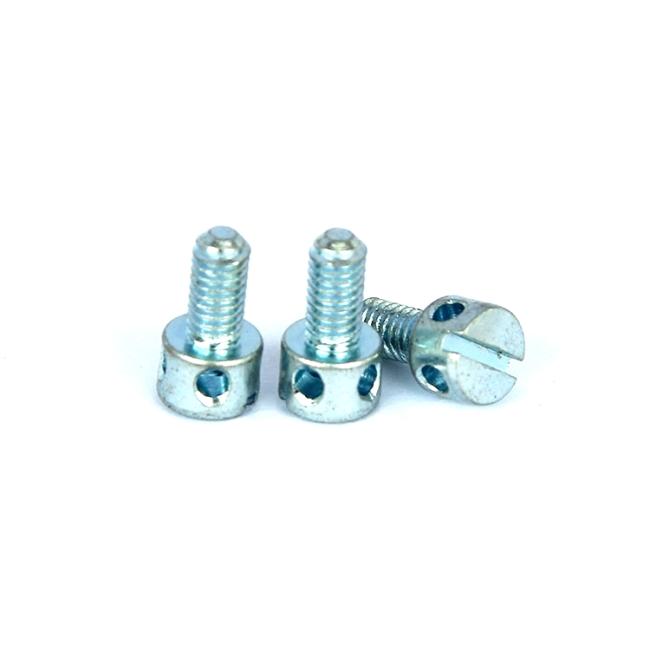 Stainless steel cross double hole screws for anti-tampering installation of electric meters