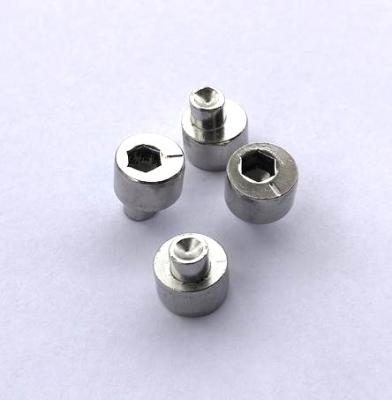 China Riveting Thread Eccentric Adjustment Screw Polishing Cleaning Passivation Finish for sale
