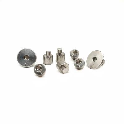 China 304 Stainless Steel Eccentric Nail Non Standard Rivet Hexagon Eccentric Riveting Nail for sale