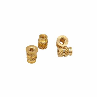 China Factory Wholesale Double Twill Copper Nut Brass Nut Cap Through-Hole Knurled Nut for sale