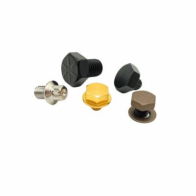 China 10.9 Class Painted Bright Black Hexagon Bolt Carbon Steel Hexagon Screw for sale
