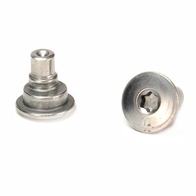 China Pinos de bloqueo excéntricos formados en frío de acero al carbono acero inoxidable OEM ODM Soluciones personalizadas de encabezado en frío tornillo de ajuste excéntrico SUS304 en venta