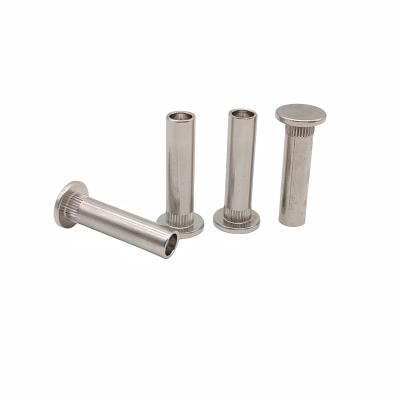 China Manufacturers Supply Non-Riveted Steel Knurled Rivets, Semi-Hollow Rivets And Various Specifications To Support Customiz for sale